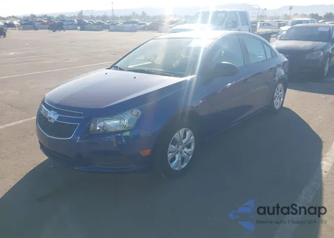 2013 Chevrolet Cruze Ls Auto из США, поврежденный, VIN 1G1PA5SH6D7286647